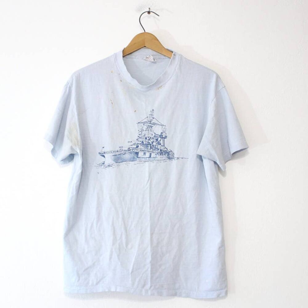Vintage Arizona Memorial Pearl Harbor Hawaii T Shirt Large